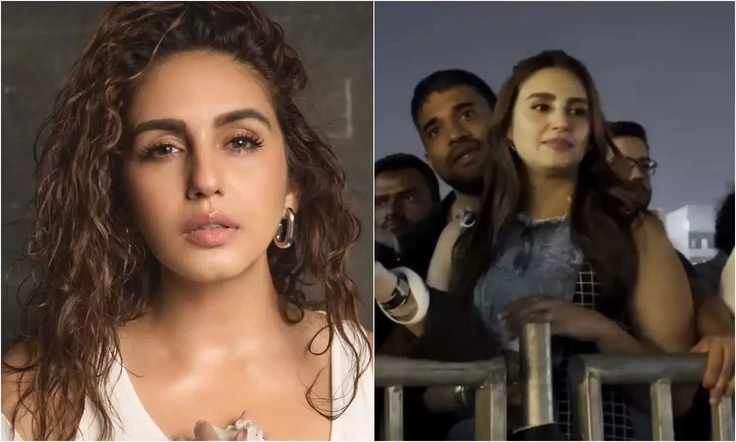 एक इवेंट में एक्ट्रेस हुमा कुरैशी अपने रूमर्ड बॉयफ्रेंड रचित सिंह के साथ नजर आईं।