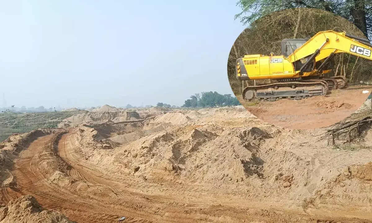 अवैध रेत खनन