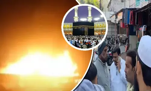 Accident of bus going from Mecca to Medina in Saudi Arabia