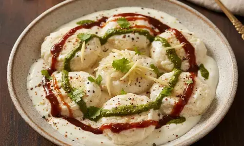 how to make street style dahi bhalla