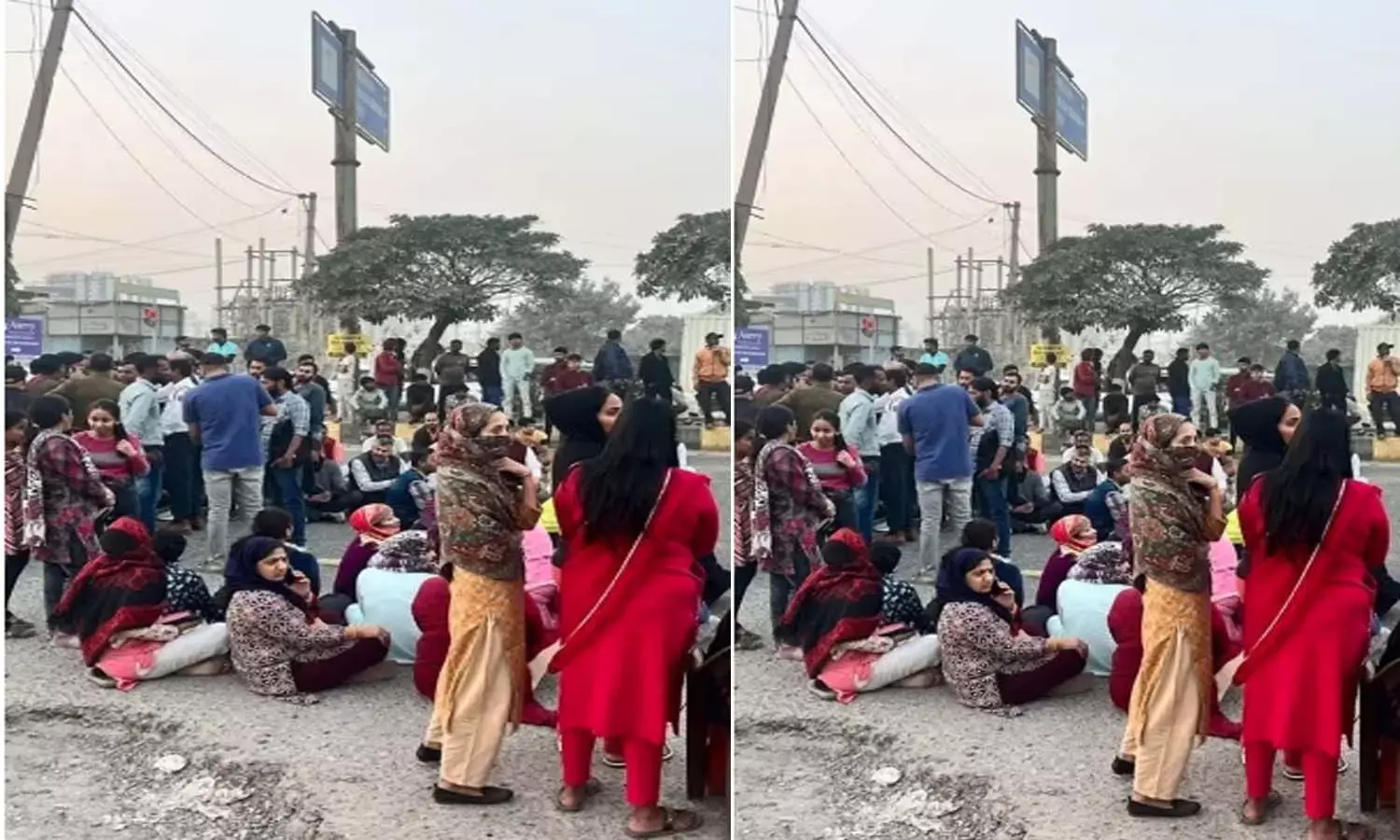 temple demolition protest