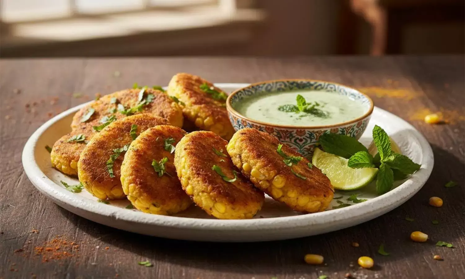 how to make corn cutlet at home