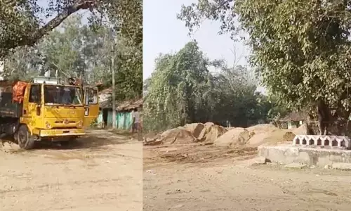 धड़ल्ले से हो रहा रेत का अवैध परिवहन