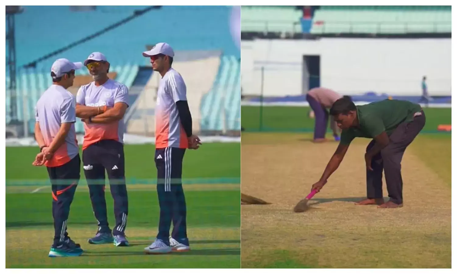Sourav ganguly on eden gardens pitch