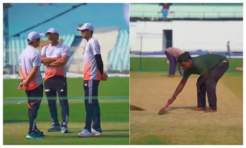 Sourav ganguly on eden gardens pitch