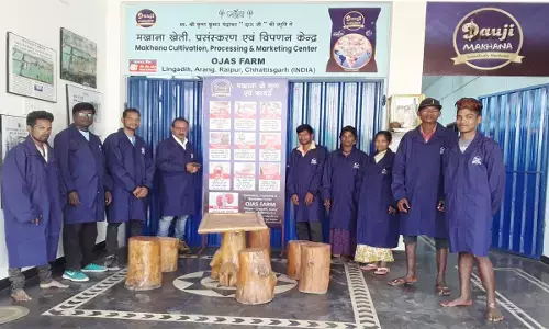 छत्तीसगढ़ का पहला मखाना प्रसंस्करण केंद्र