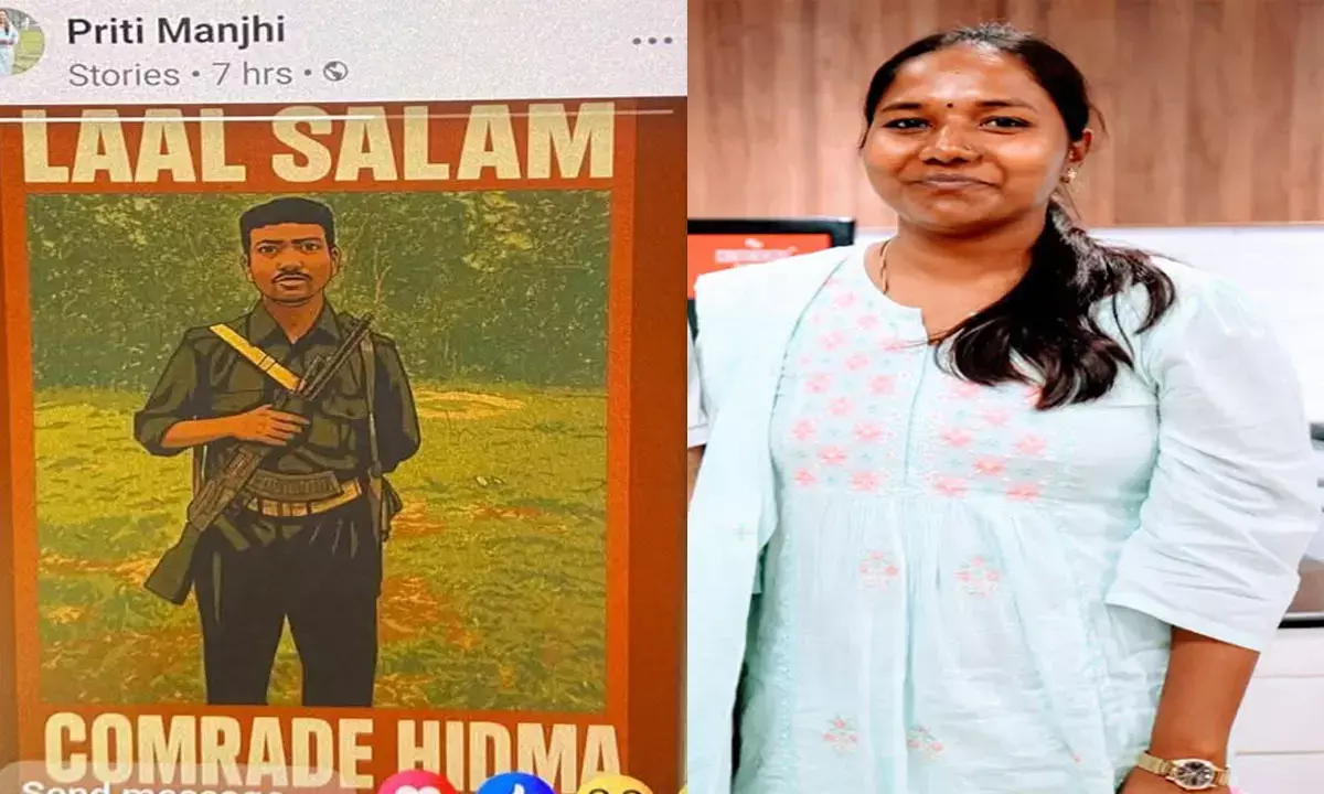 कांग्रेस की राष्ट्रीय महासचिव ने स्टोरी शेयर कर लिखा- लाल सलाम