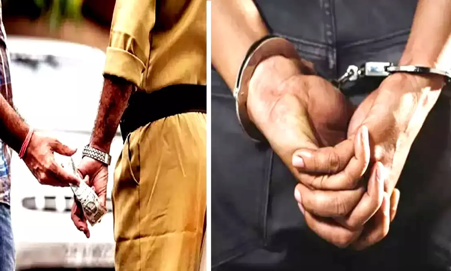 Policeman caught taking bribe in Ghaziabad