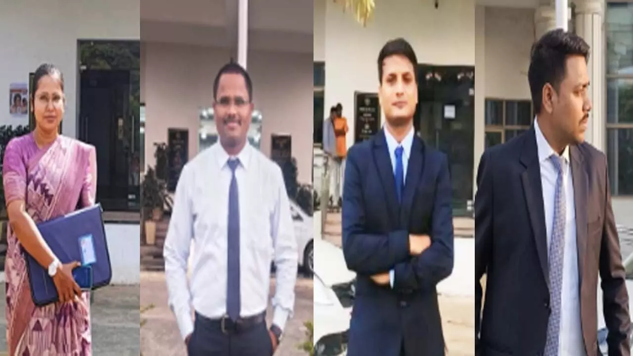 विद्या साहू, अजय ध्रुव, सुनील कश्यप और पोलेश्वर साहू