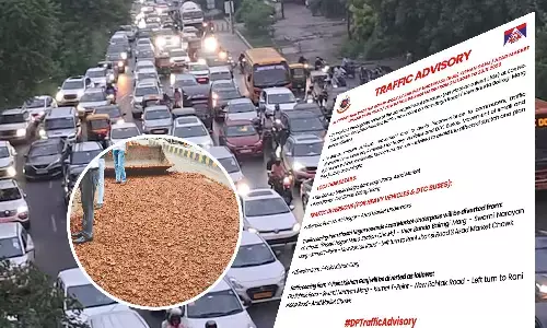 Delhi Traffic Advisory , Railway Underpass Repair Work