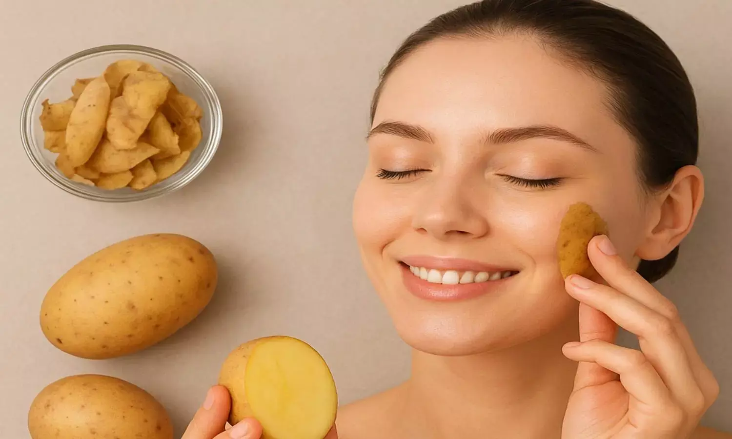 Potato Peels for skin care