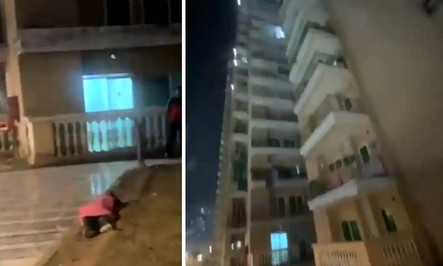 The girl committed suicide by jumping from the 16th floor.