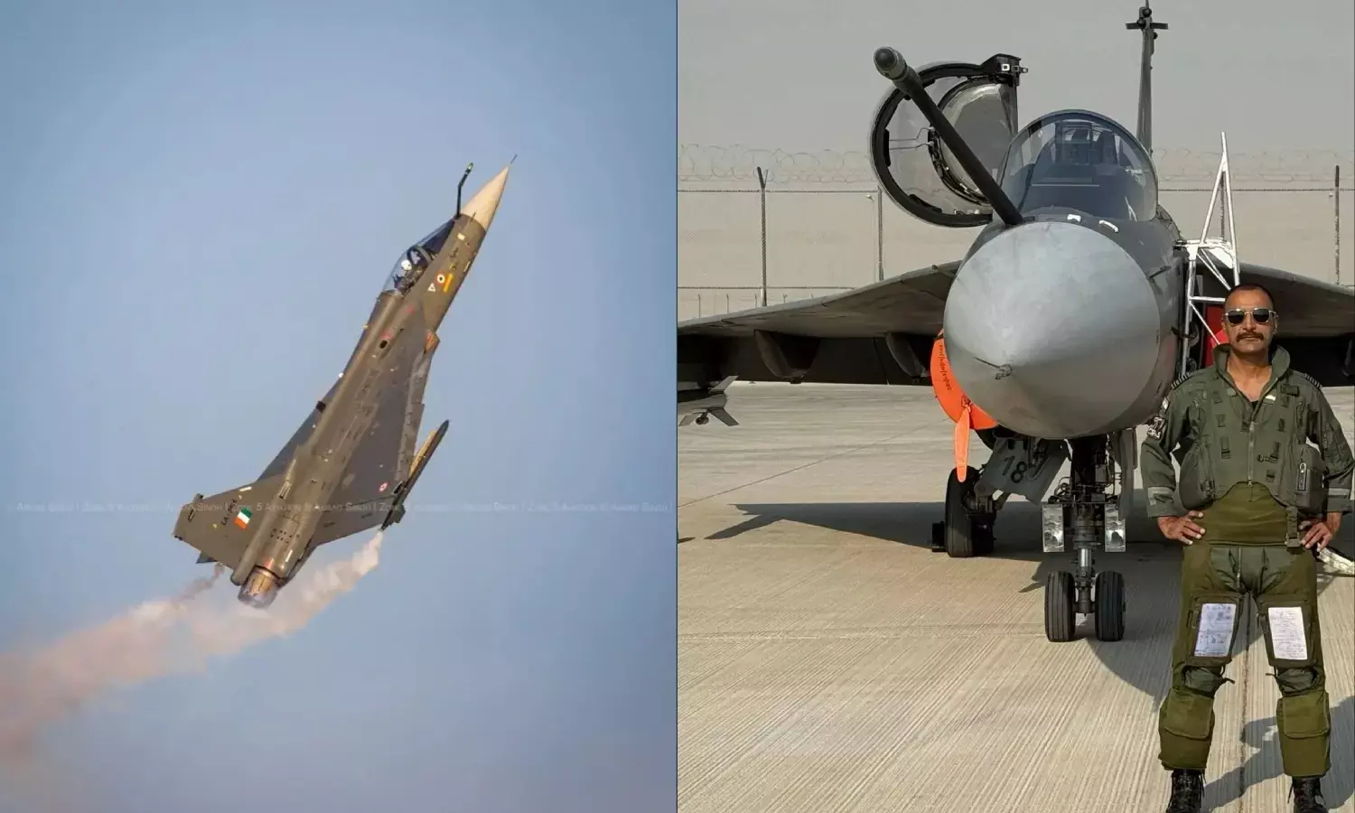 Tejas crash video Wg Cdr Namansh Syal