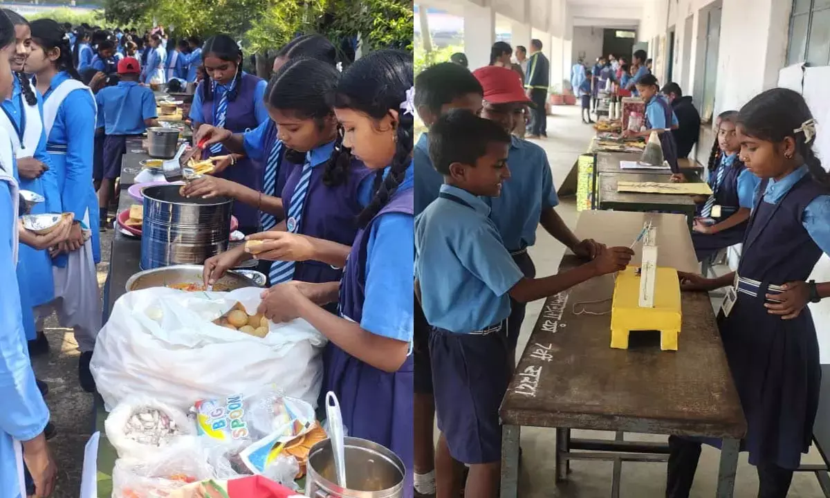 बेमेतरा के सरदा में बाल मेला-विज्ञान प्रदर्शनी