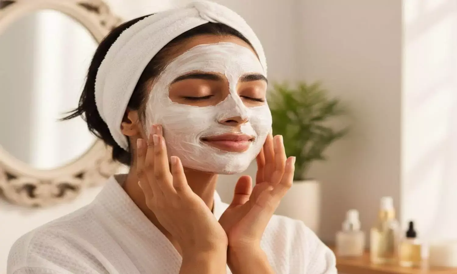 how to make milk face pack