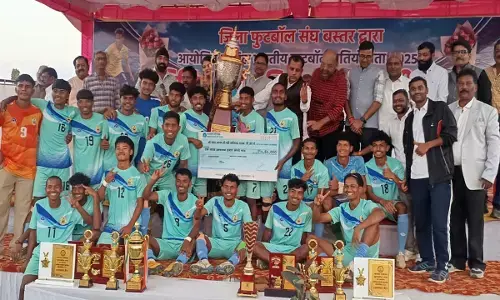 ऑल इंडिया फुटबॉल टूर्नामेंट नारायणपुर के फुटबॉल टीम बनी विजेता