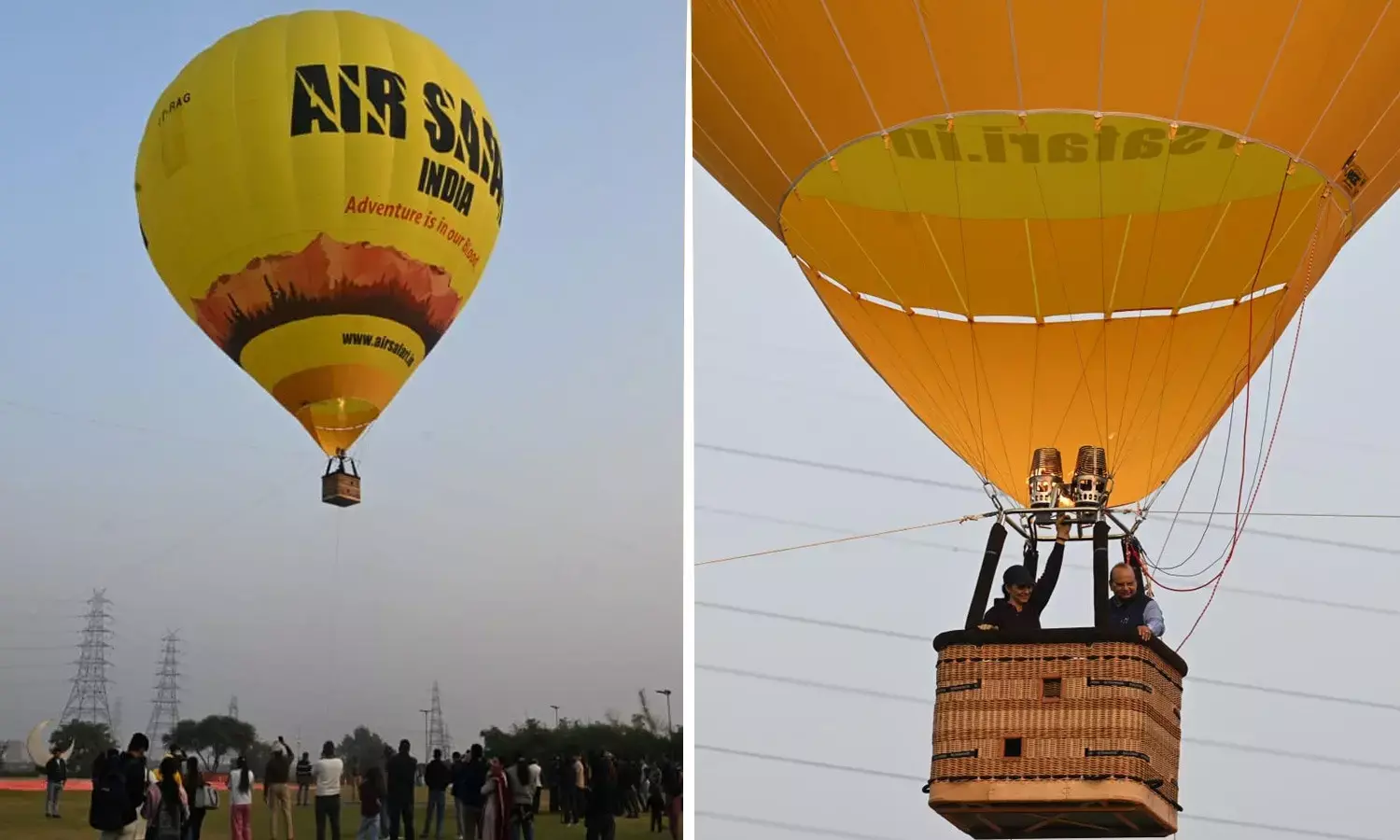 Hot Air Balloon Trial in Delhi