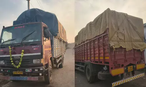 धमतरी में 550 बोरी अवैध धान जब्त : दो ट्रकों में भरा था, चालकों के पास नहीं था कोई दस्तावेज, ओडिशा से तस्करी की आशंका