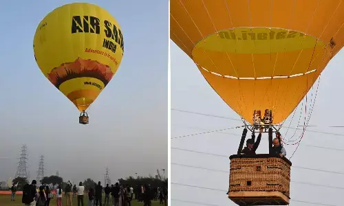 Hot Air Balloon Trial in Delhi