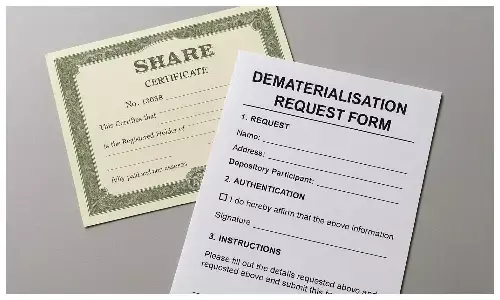 Physical Share demat conversion