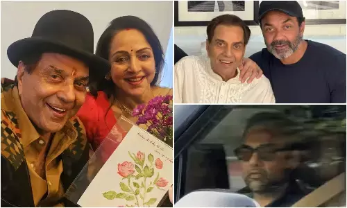 धर्मेंद्र की प्रेयर मीट में पहुंचे सितारे