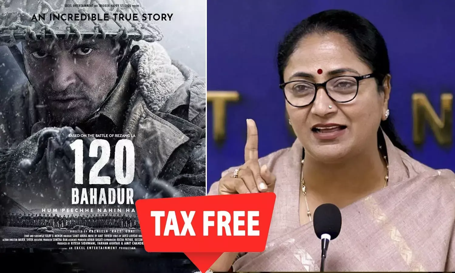 120 Bahadur Film Tax Free