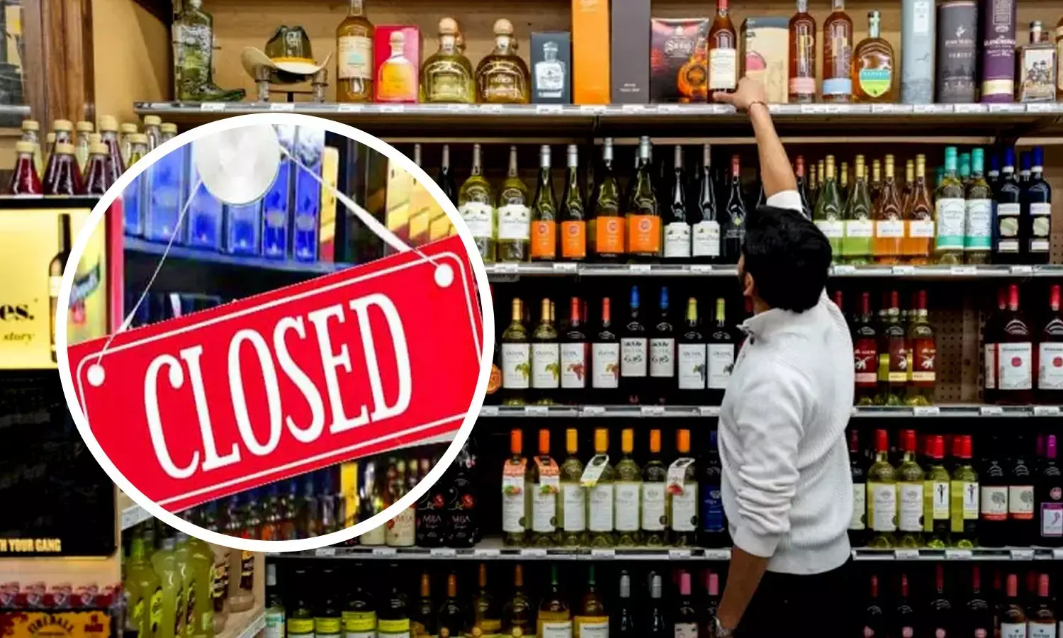 Delhi Dry Day, Liquor Shop Closed