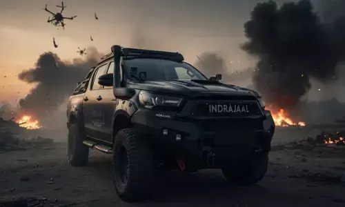 indias first ai based Anti Drone Patrol Vehicle launch details