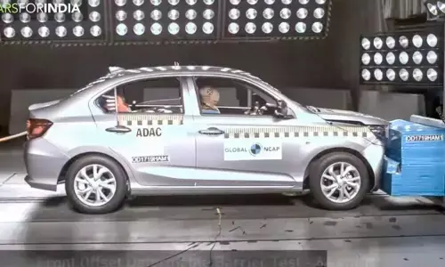 Honda Amaze Gets 5 stars Rating in-Bharat NCAP Crash Tests