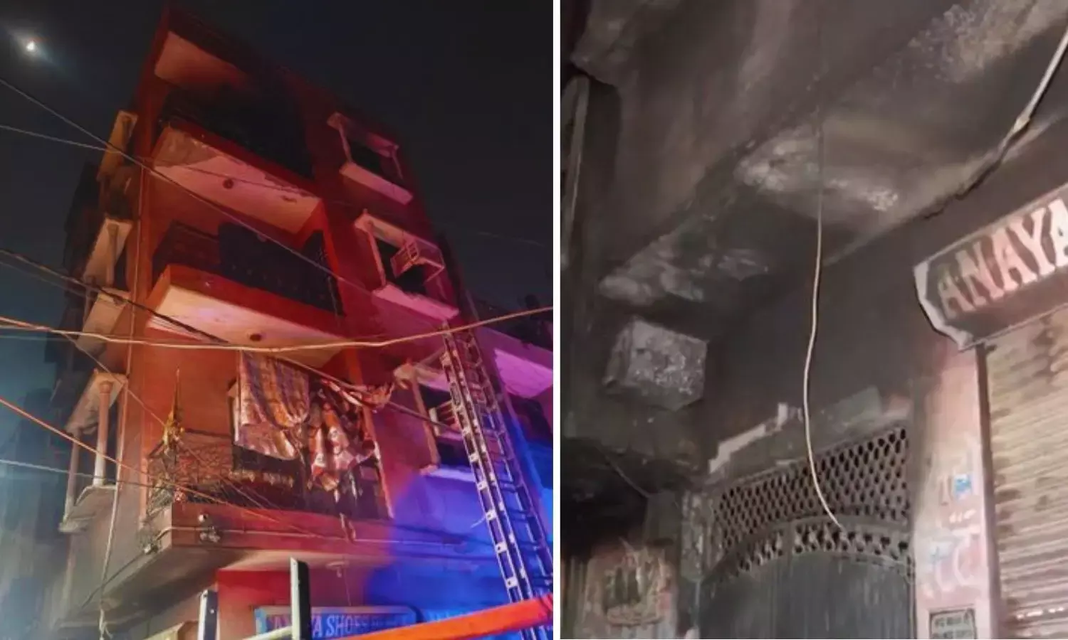Delhi Building Fire