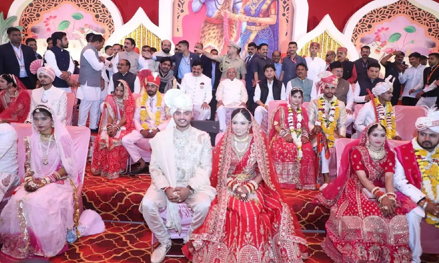 Wedding of CM Mohan Yadavs son Abhimanyu
