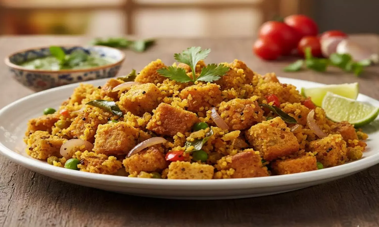 how to make bread upma