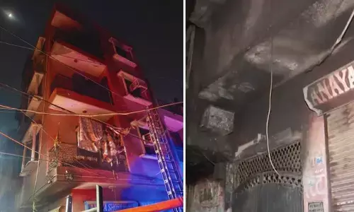 Delhi Building Fire