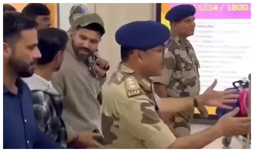 rohit sharma ranchi airport