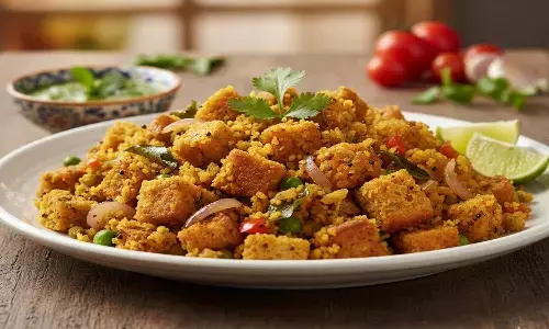 how to make bread upma