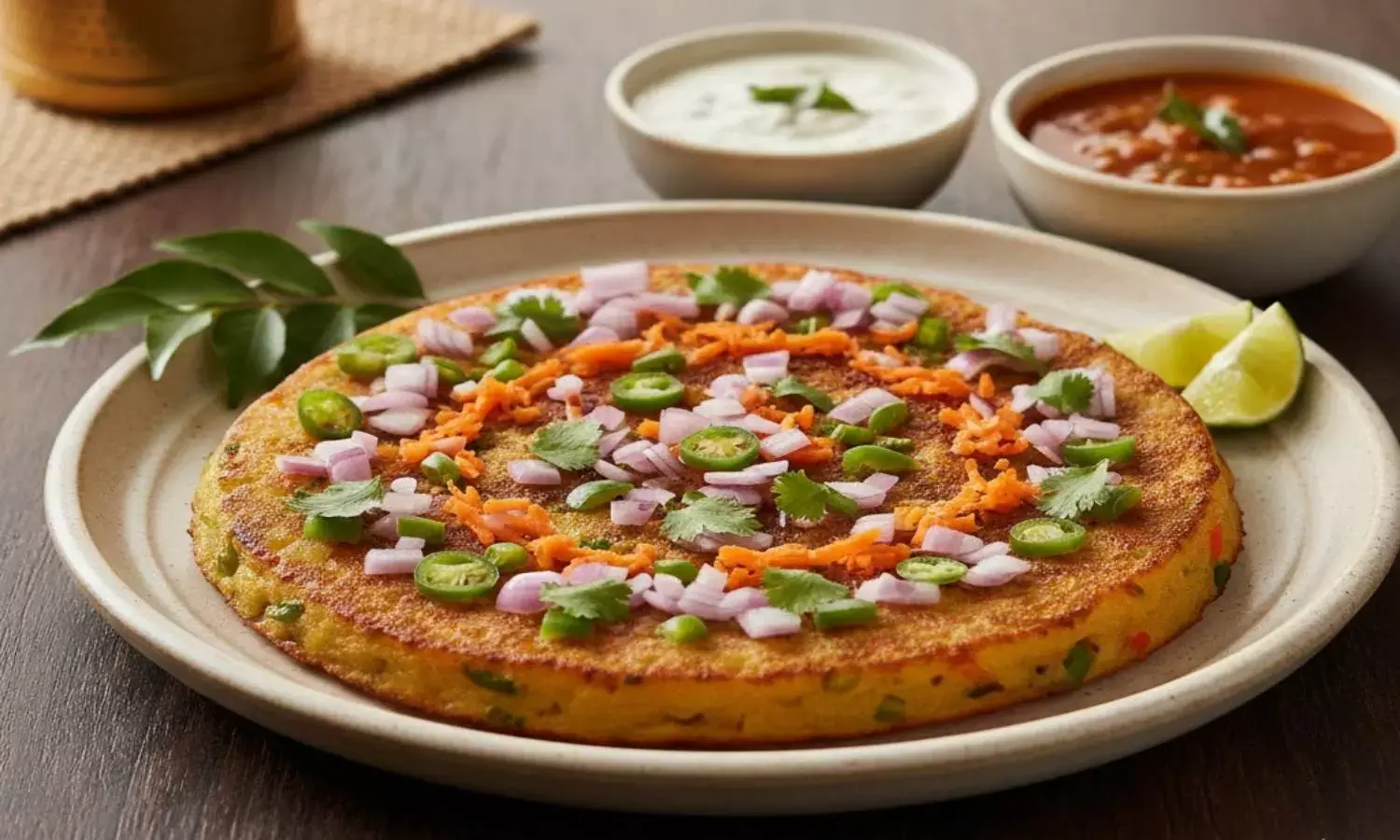 how to make vegetable uttapam