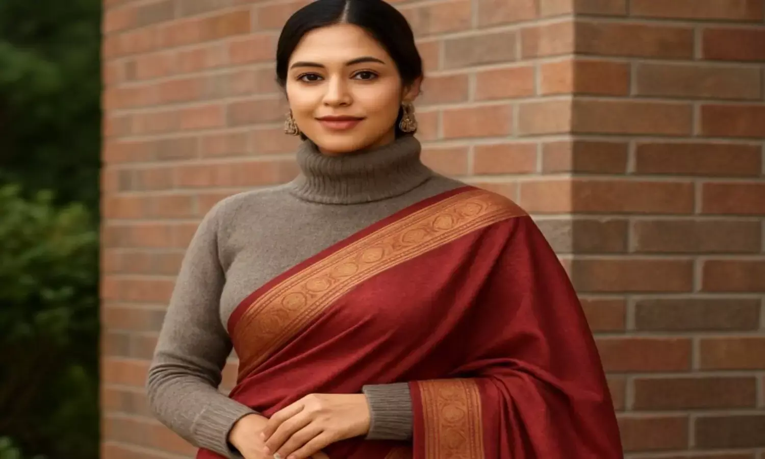 वूलन ब्लाउज