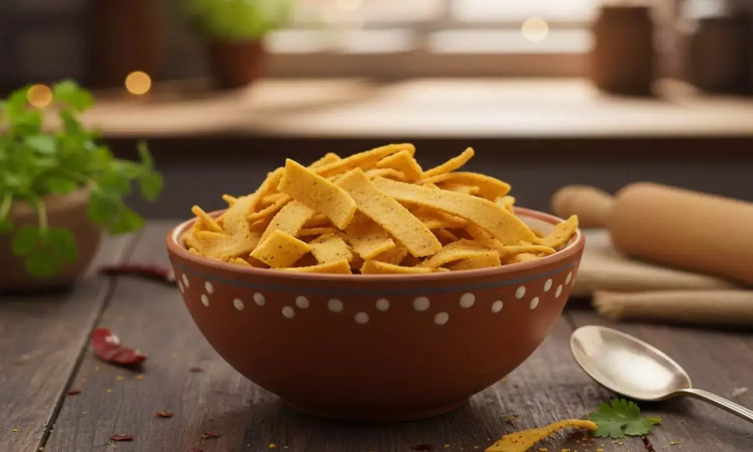 how to make Ribbon Pakoda