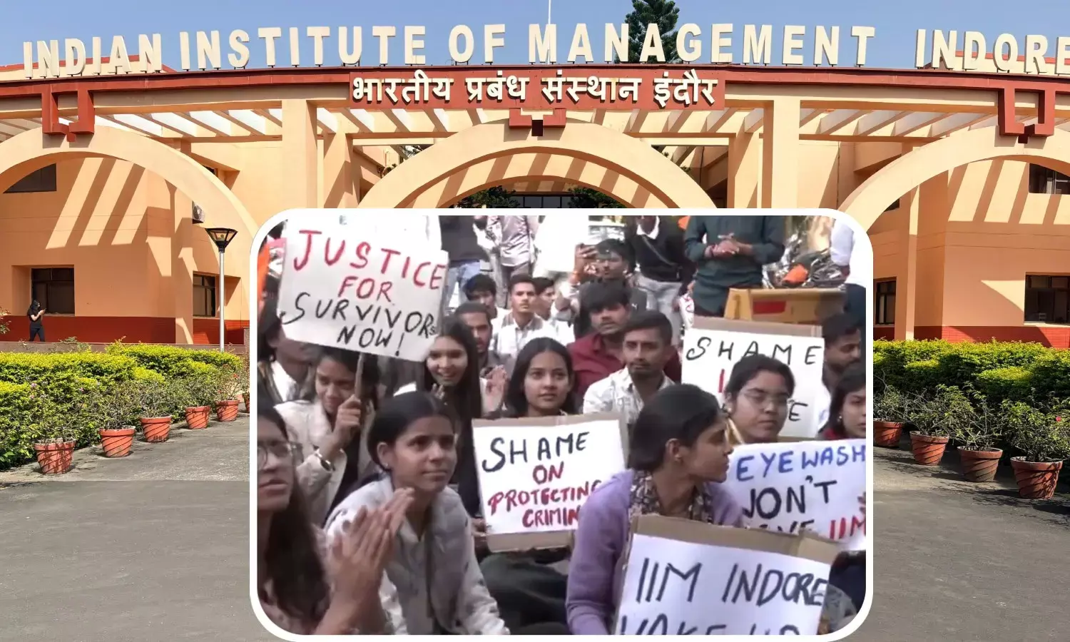 IIM Indore Sexual Harassment: यौन उत्पीड़न केस पर ABVP का हंगामा, 3 दिन का अल्टीमेटम