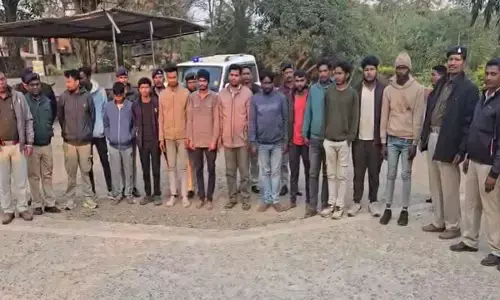 दहशत फ़ैलाने वाले 13 आरोपी गिरफ्तार दहशत फ़ैलाने वाले 13 आरोपी गिरफ्तार