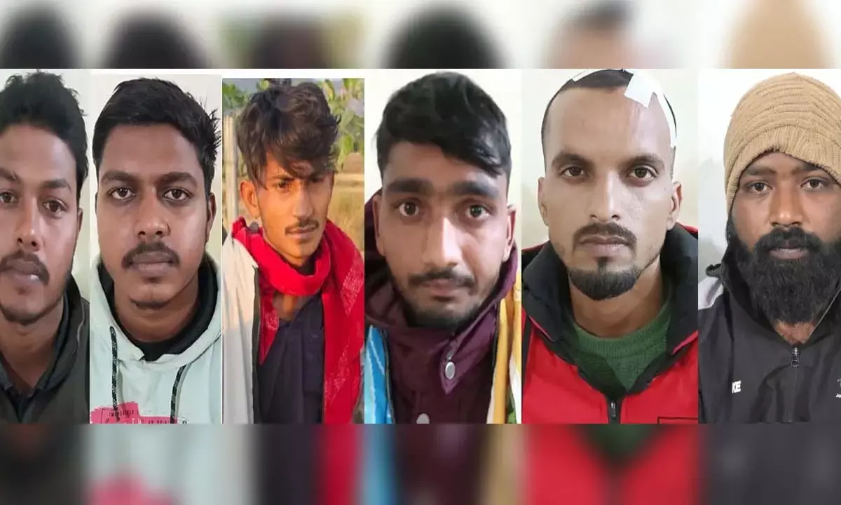 फरार छह आरोपियों गिरफ्तार