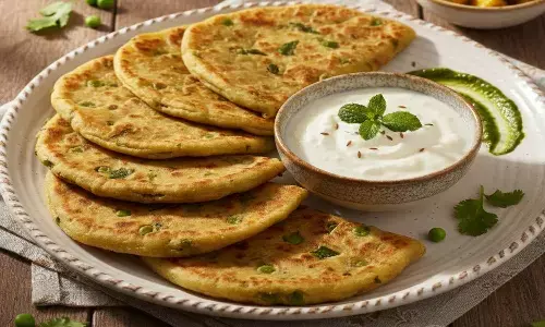 how to make green peas paratha matar paratha banane ka tarika