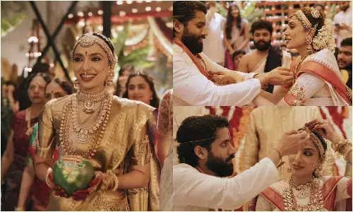 शोभिता धूलिपाला और नागा चैतन्य का वेडिंग वीडियो