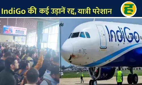 बिना सूचना 12 उड़ानें निरस्त, एयरपोर्ट पर रात गुजारने को मजबूर हुए यात्री