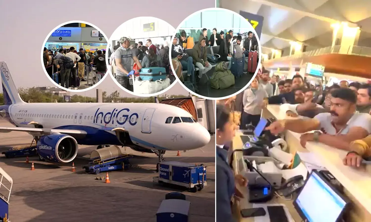 Indigo Flights Cancelled fromn Delhi Airport