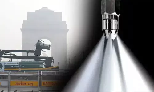 More than 300 water mist sprays in Delhi