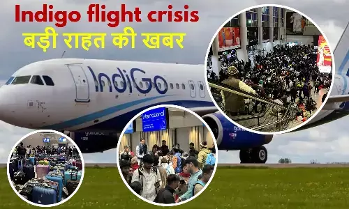 indigo flight crisis: क्रू की कमी से इंडिगो की 1200+ उड़ानें रद्द। सरकार ने वीकली रेस्ट के नए FDTL नियम वापस लिए।