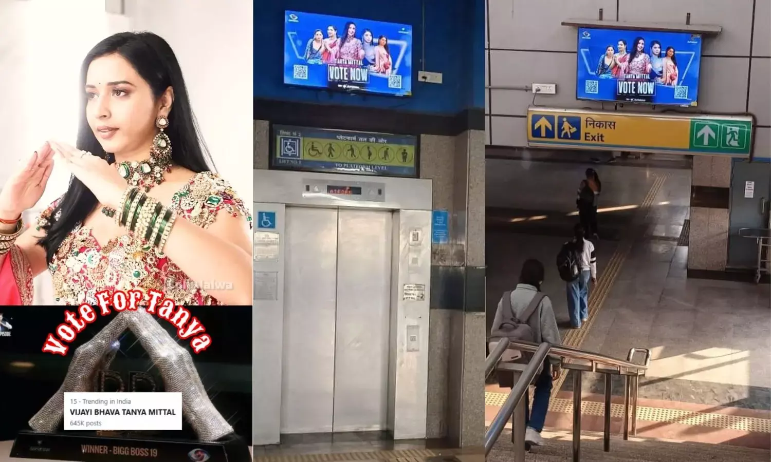 Tanya Mittal Vote Appeal on Delhi Metro Tanya Mittal Vote Appeal on Delhi Metro