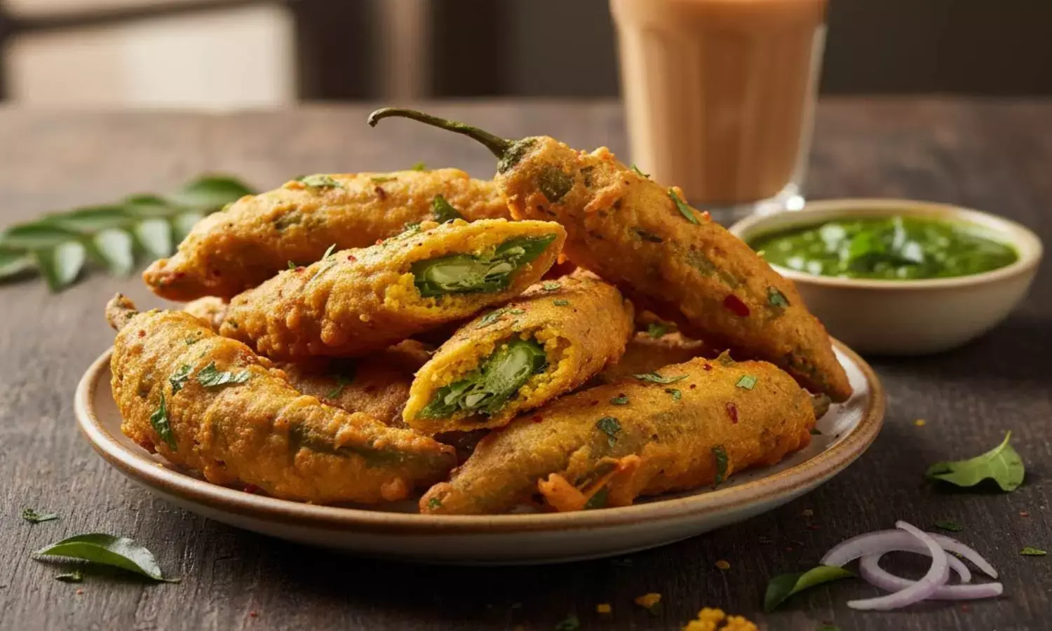 Mirchi Bajji Recipe in hindi