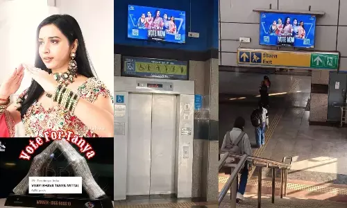 Tanya Mittal Vote Appeal on Delhi Metro